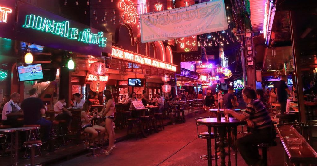 Prostituates plying their trade in Thailand