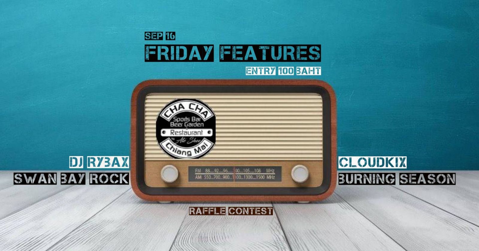 Cha Cha Bar Presents Friday Features At Cha Cha Bar Chiang Mai cha-cha-bar-presents-friday-features-at-cha-cha-bar-chiang-mai